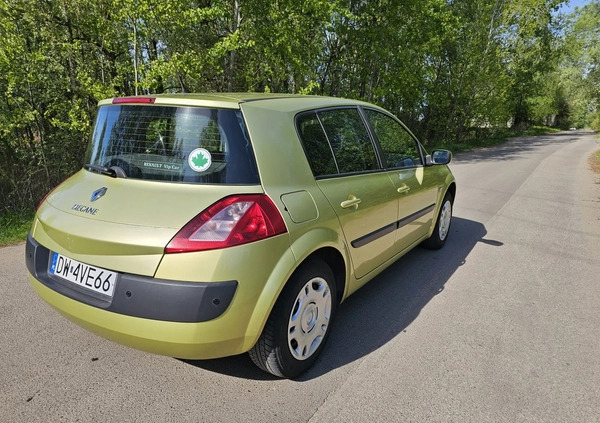 Renault Megane cena 5900 przebieg: 163000, rok produkcji 2003 z Wrocław małe 16